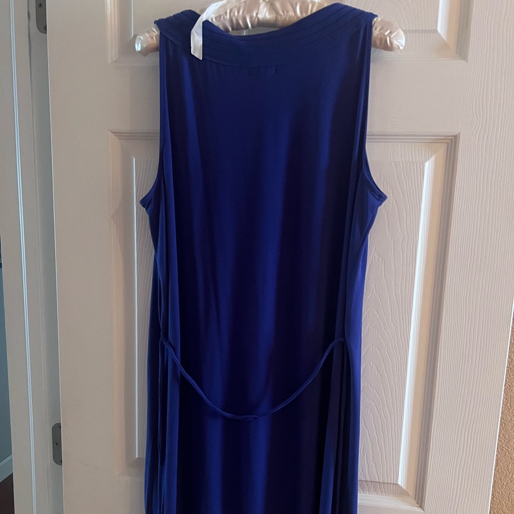 Dana Buchman Royal Blue Backless Dress
